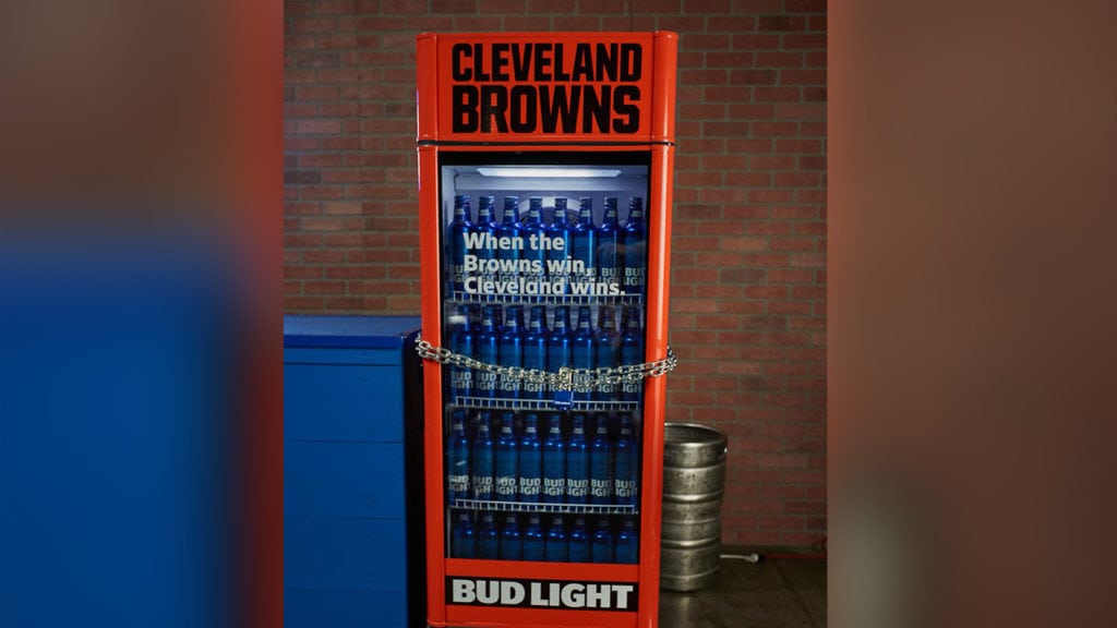 Bud light victory fridge