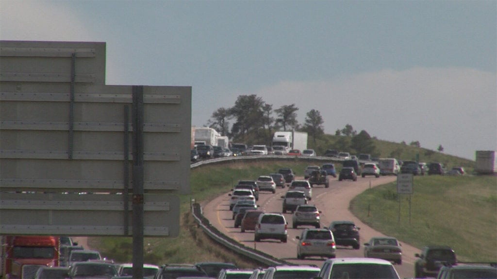 I-25 gap traffic