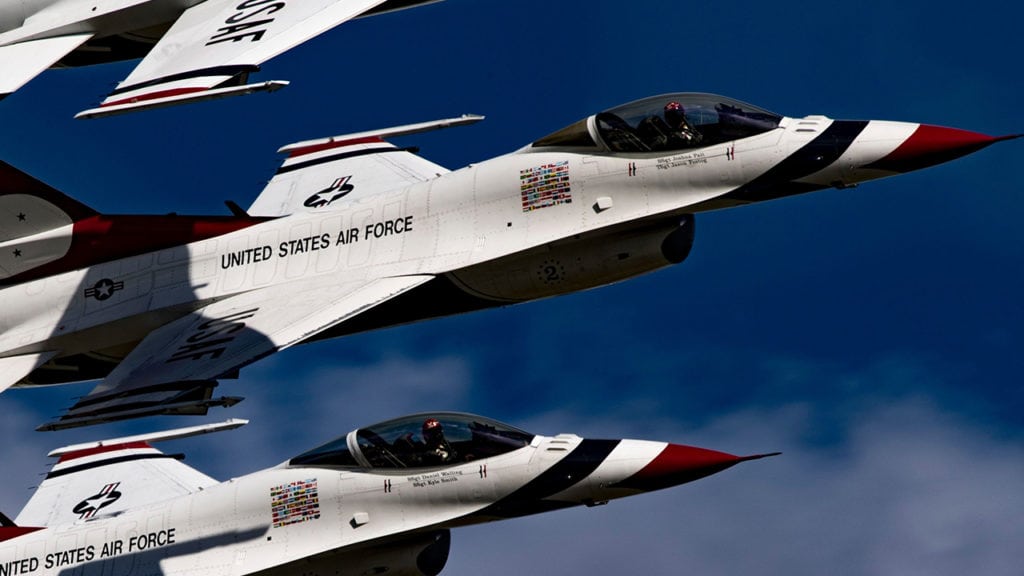 Thunderbirds to fly above Colorado Springs Monday