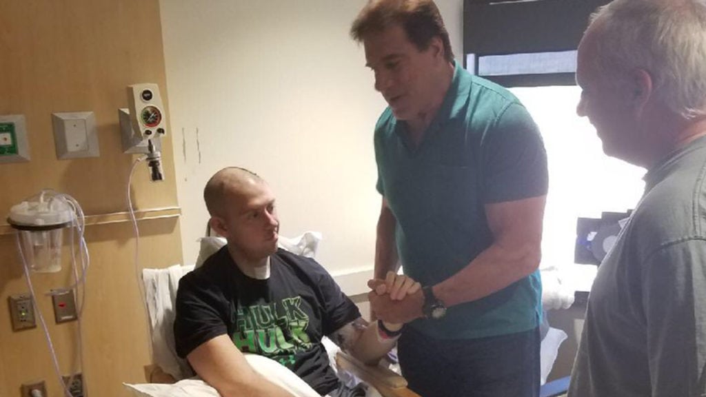 Cem Duzel and Lou Ferrigno