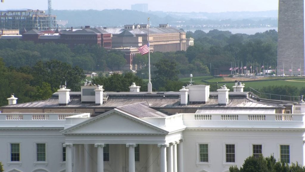 White House Flag at Half Staff