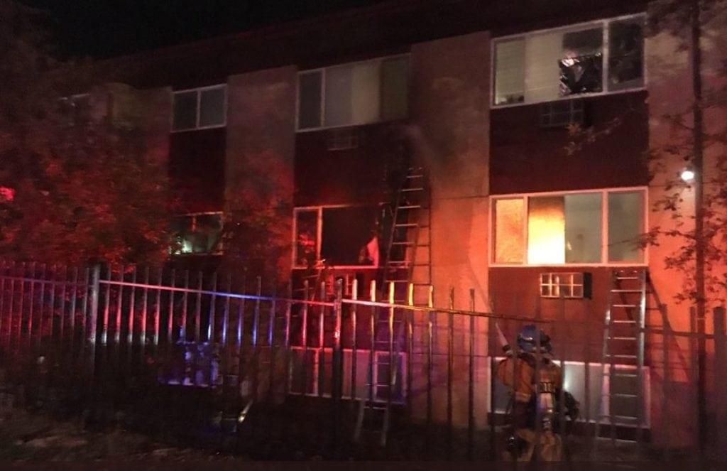 Two hurt in Colorado Springs apartment fire