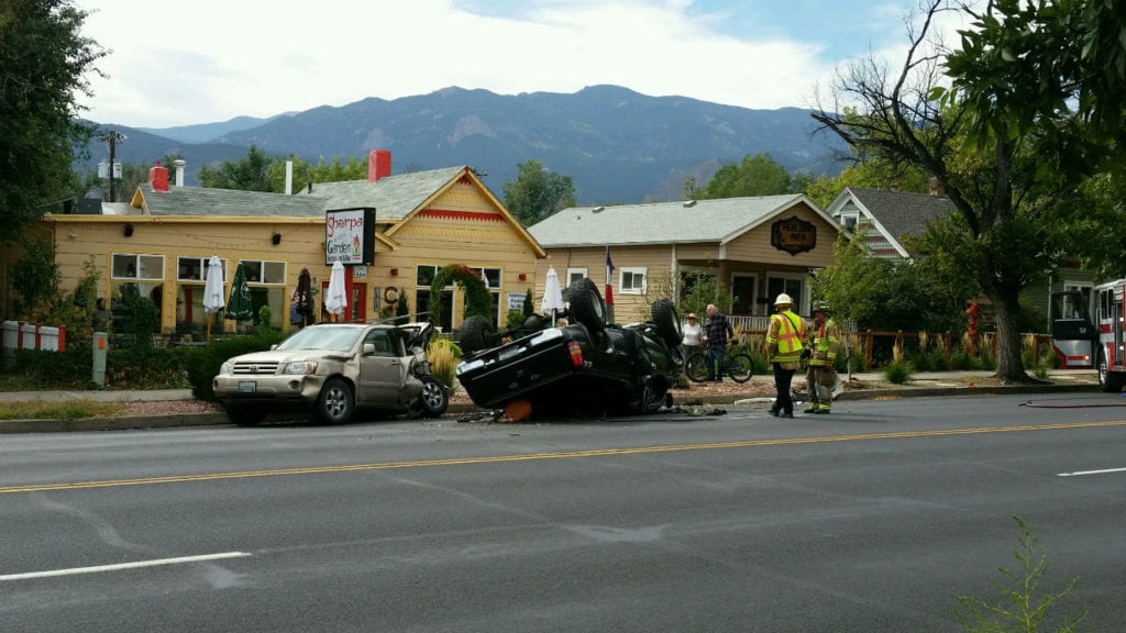 W Colorado Avenue crash. (September 30, 2018)