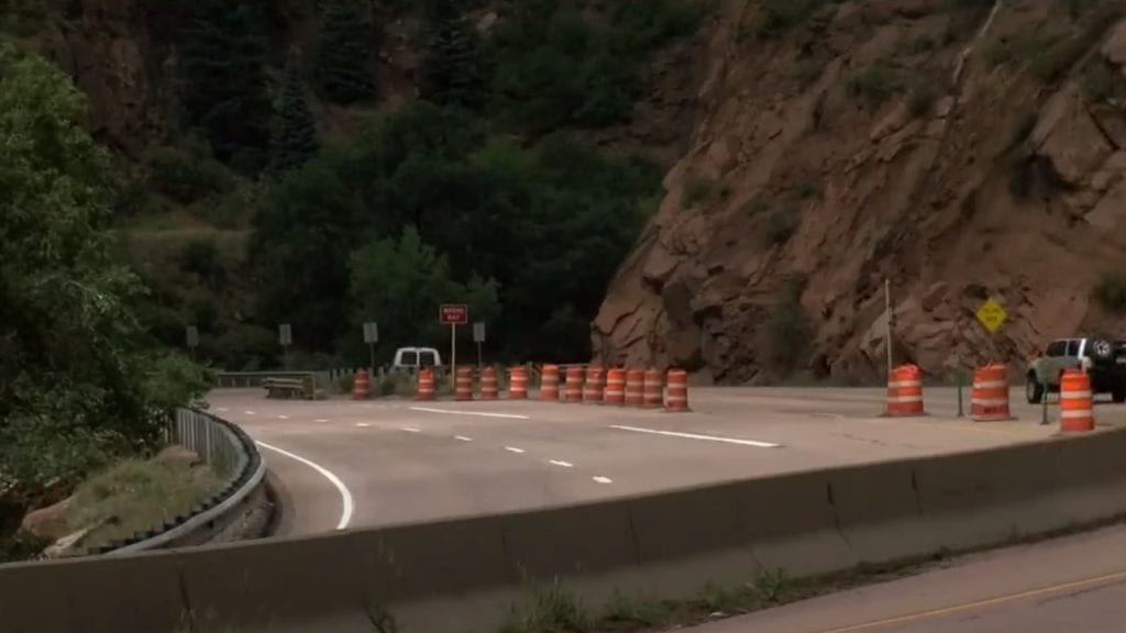 Rockfall Mitigation Highway 24