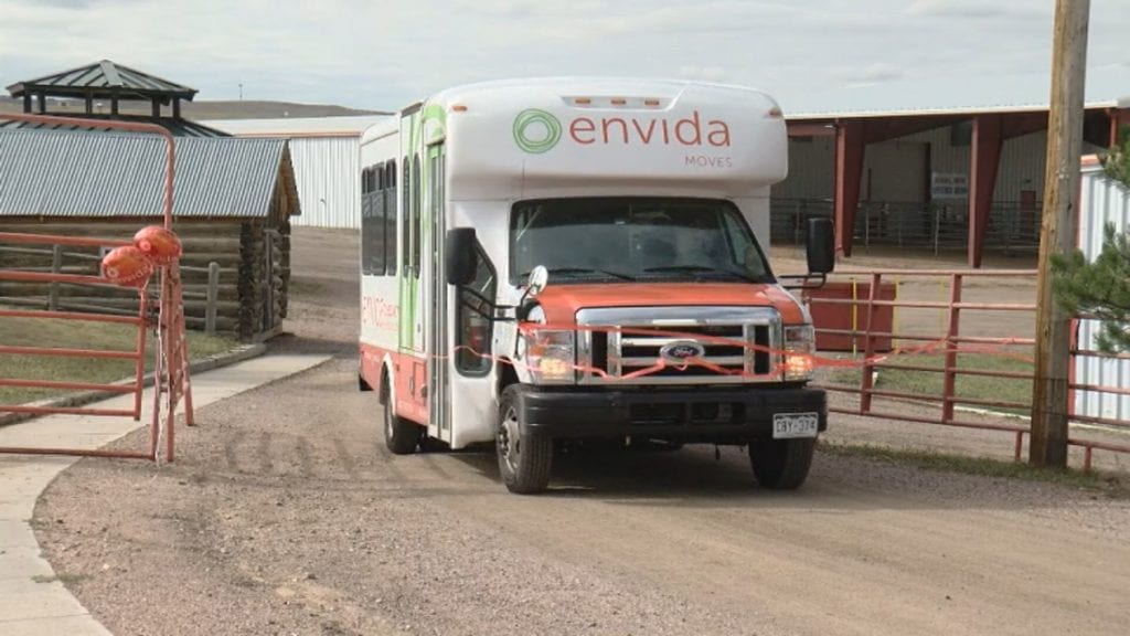 El Paso County and Envida launch public bus service to Calhan
