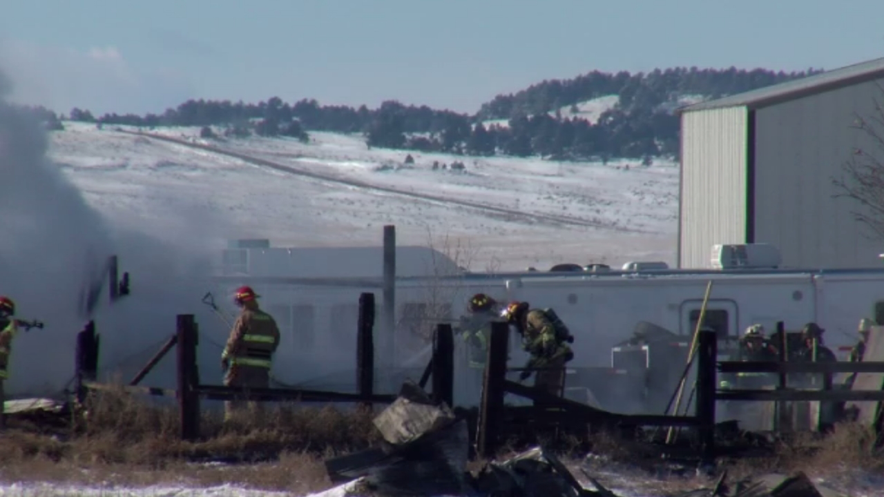 Ellicott Highway Barn Fire