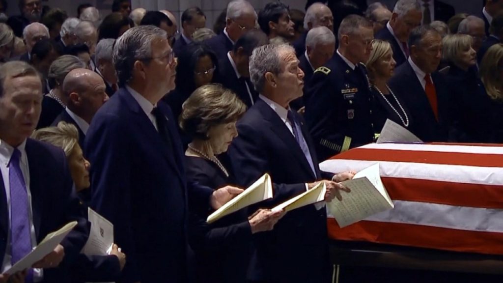 President George HW Bush funeral