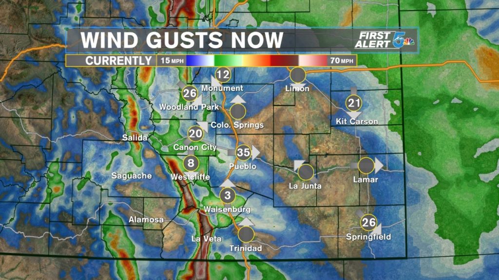 Wind Gusts Now