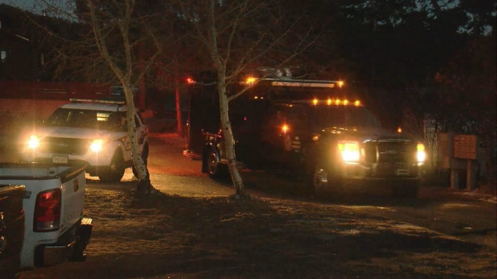 Local, state and federal law enforcement agencies departing the home of Kelsey Berreth on Dec. 19, 2018. Berreth, 29, has been missing since Nov. 22, 2018.