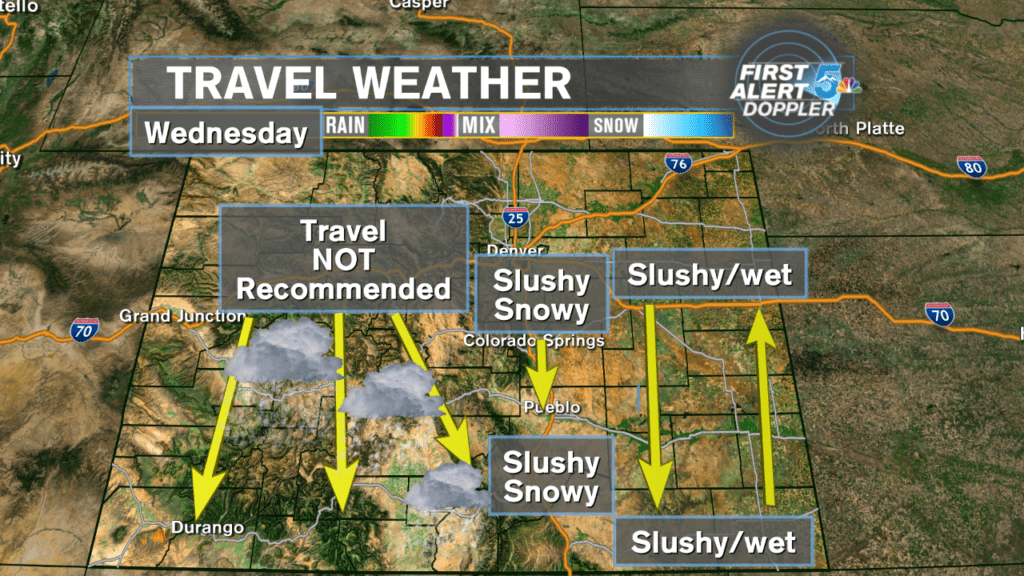 travel conditions wednesday