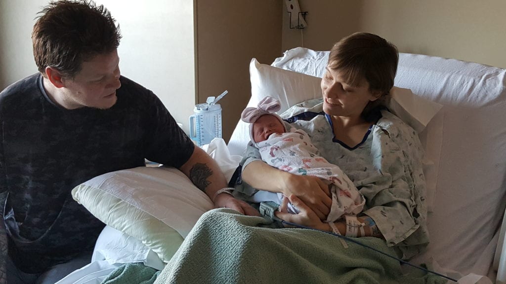 First baby of 2019 at UCHealth Memorial North