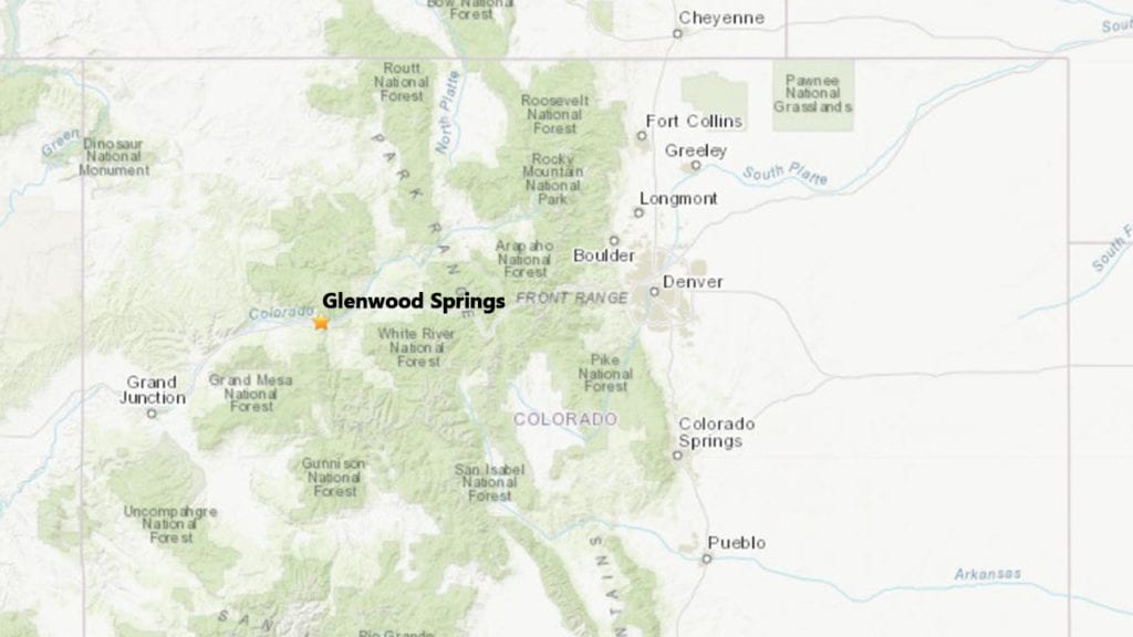 Glenwood Springs earthquake