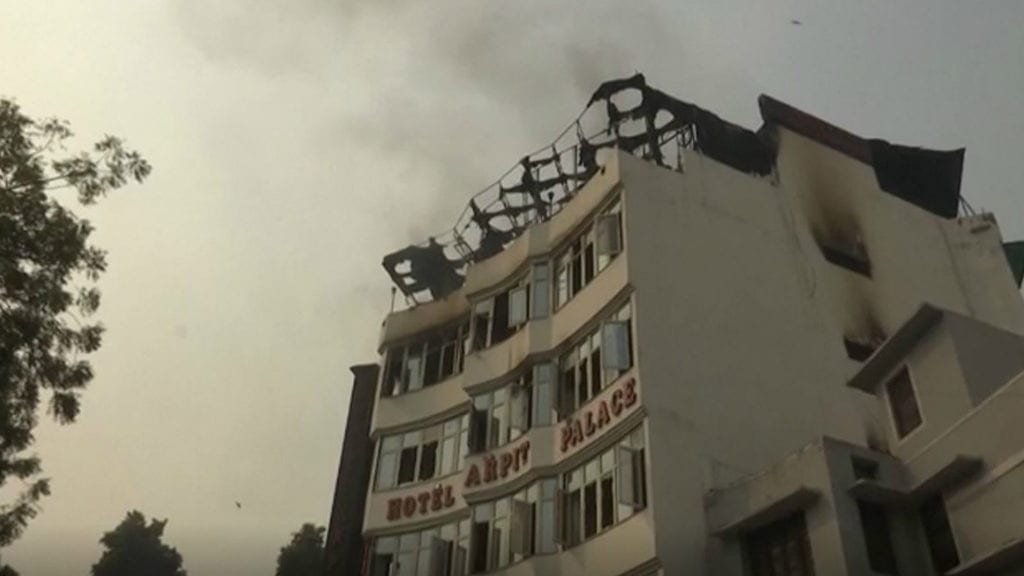 India hotel fire