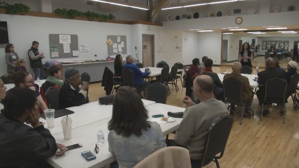 Members of the Leon Young Memorial Committee hold their first meeting on Feb. 12, 2019. They will decide on a future memorial dedicated to the city's first and only black mayor.