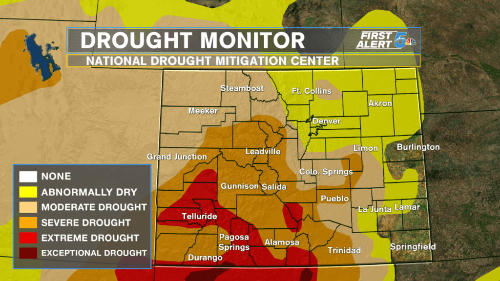 Southern Colorado snows dramatically helping drought situation