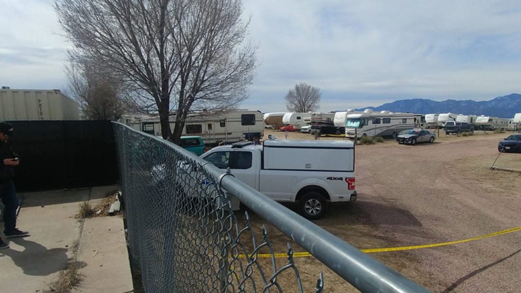 Man dead after apparent medical incident, crash at RV park