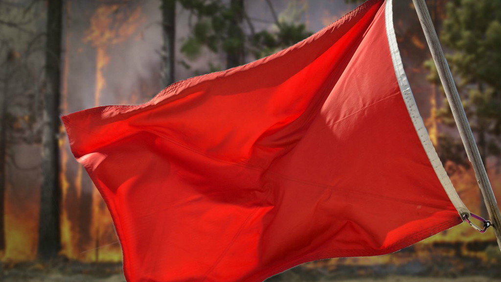 Red Flag Warnings and burn restrictions across the region