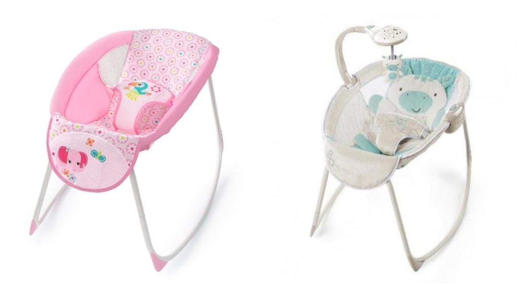 Ingenuity automatic rock n soothe sleeper store cuddle lamb recall