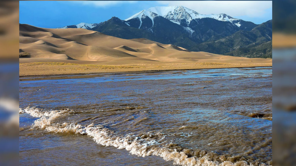 Sand Dunes Surge flow